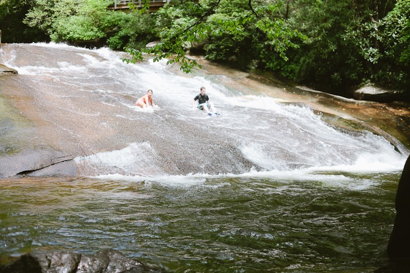 Sliding Rock Falls, Smoky Mountain Waterfalls, NC