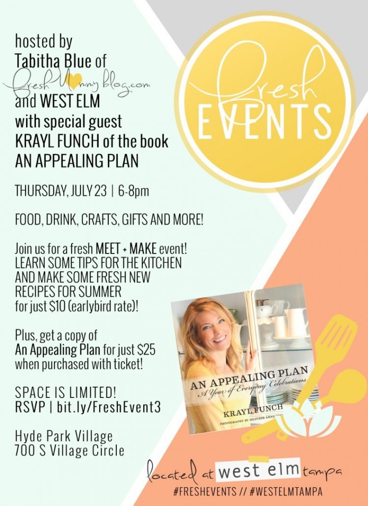 Summer Entertaining Fresh Event with West Elm