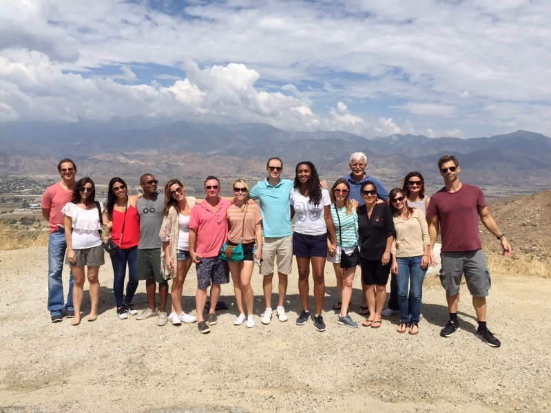 A gorgeous view from the mountains near Palm Springs. A road trip adventure with Mitsubishi Auto Show Product Specialists! #roadtrip