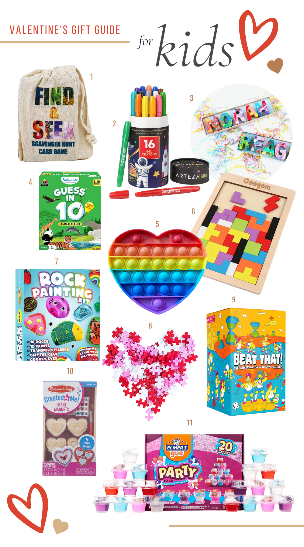 Valentine's Day Gift Ideas for Children featured by top US lifestyle blogger, Tabitha Blue, Fresh Mommy Blog.
