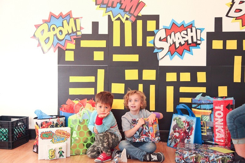 Brayden's Superhero Lego Birthday Party-6