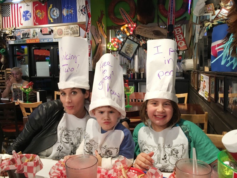 Pigeon Forge Family Fun Vacation Dick's Last Resort Hats on The Island