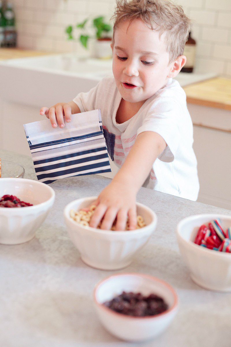 Kid Approved Patriotic Trail Mix + FREE Scavenger Hunt Printable