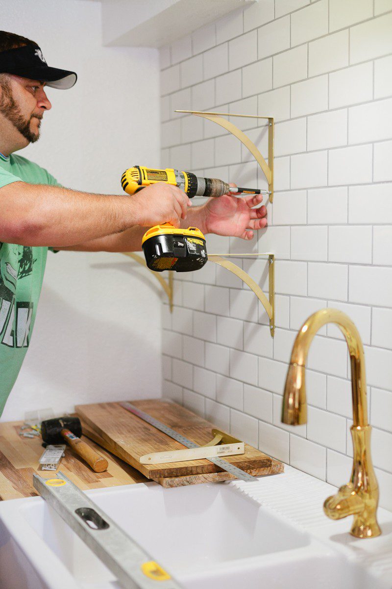 How To Hang Open Shelving DIY Fresh Mommy Blog