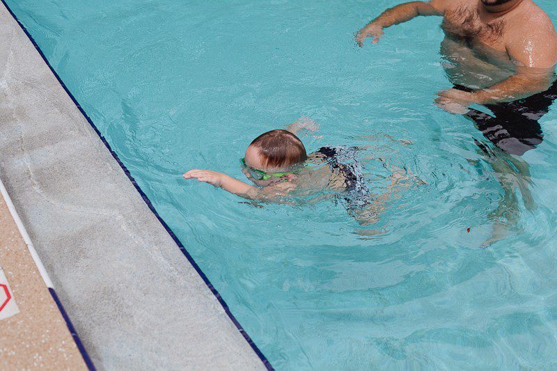 Olympic Inspiration and Teaching Our Babies to Swim! It's easier to do than it looks, so #LetsPowerTheirDreams and support the Olympics with P&G at Walmart
