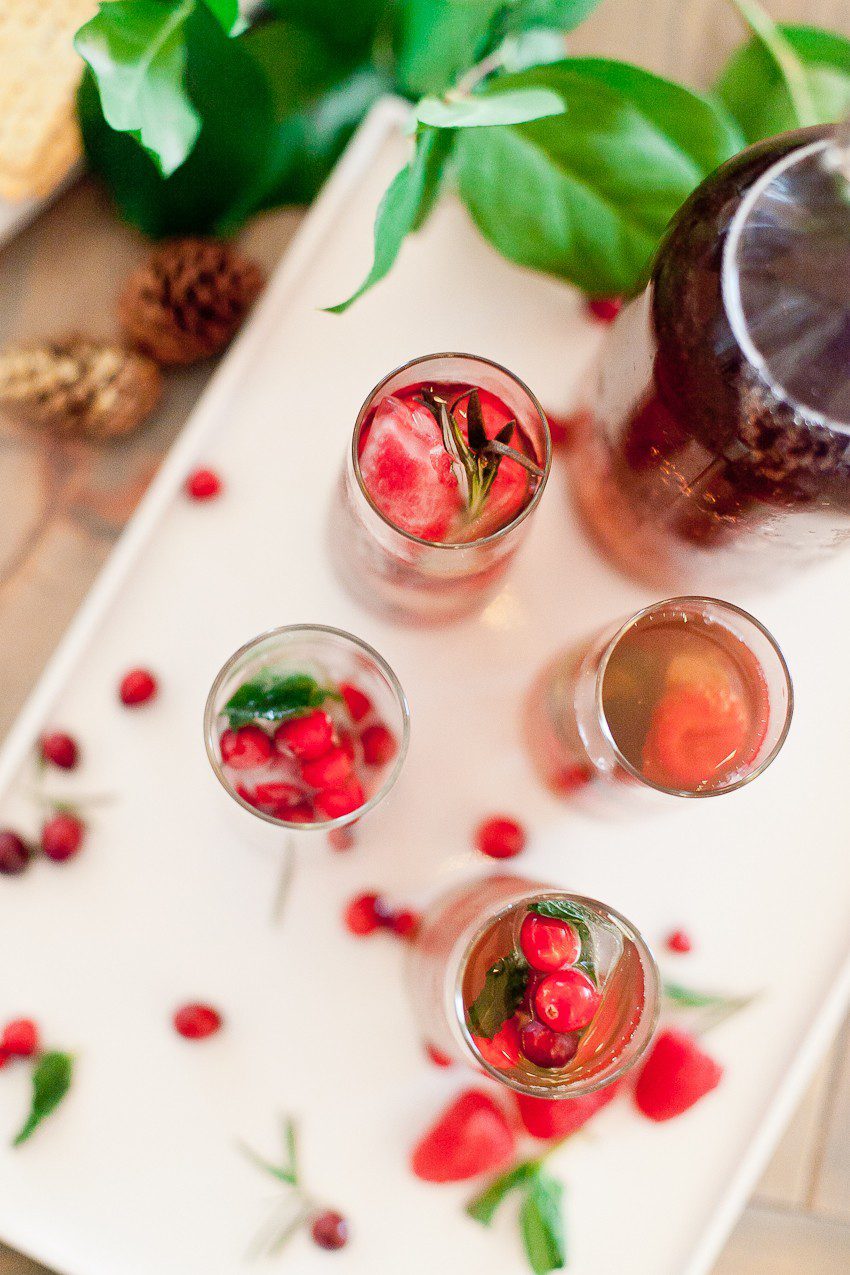 Food Network | Holiday Parties | Merry and Bright Christmas Ice Cubes + Ultimate Holiday Cheese Board featured by top Florida foodie blog Fresh Mommy Blog