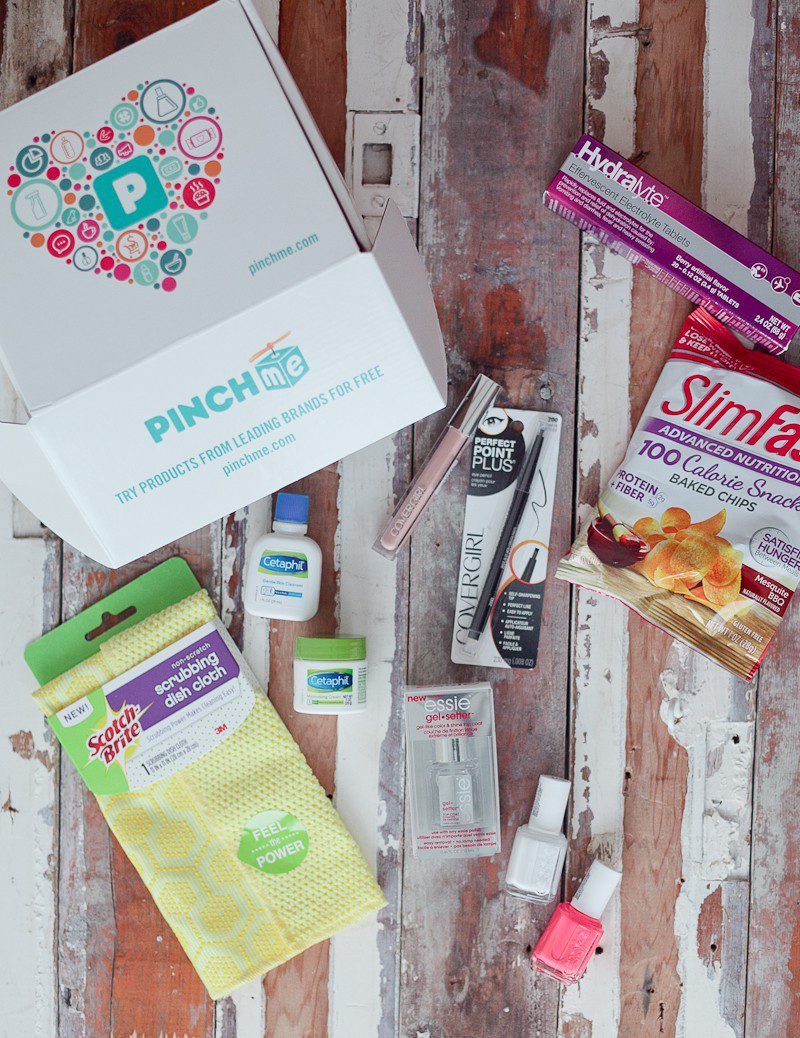 PINCHme free monthly sample box unboxing and review