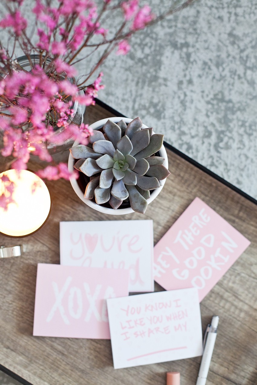 The countdown to Valentine's Day! Download these Four FREE Valentine's Day Cards that you can print until your heart is content, and your list is met!