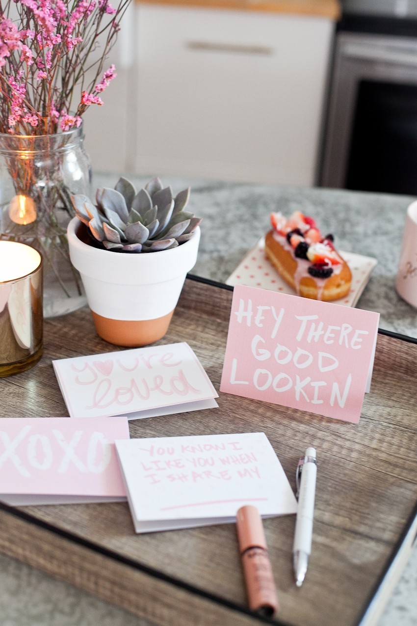 The countdown to Valentine's Day! Download these Four FREE Valentine's Day Cards that you can print until your heart is content, and your list is met!
