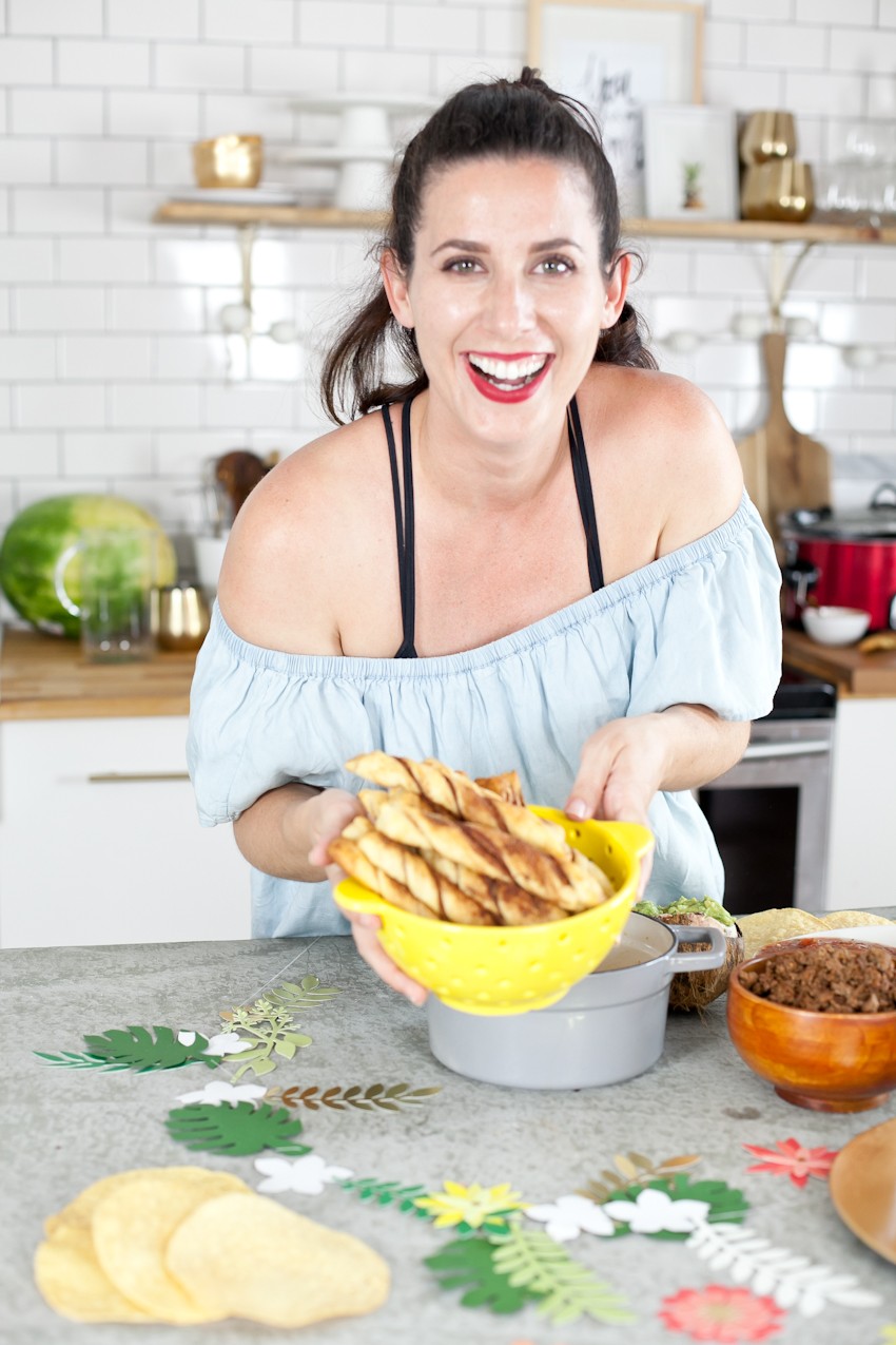 A Cinco De Mayo party and the easiest churro recipe ever!