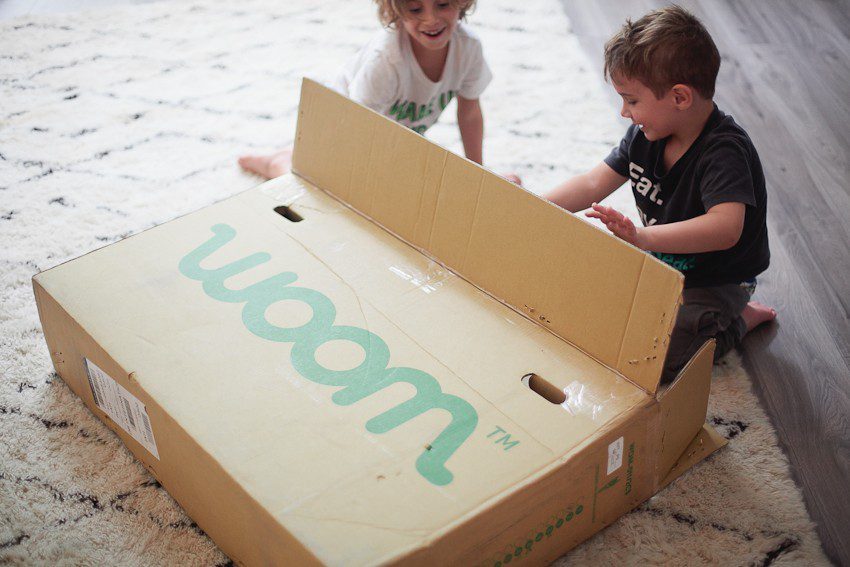 A kids bike that grows as they do! Starts as a balance bike and add pedals once they learn balance! Woom Bike Unboxing with Tabitha Blue of Fresh Mommy Blog.