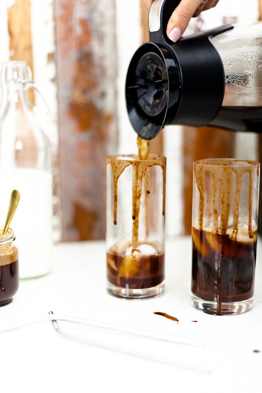 The Best Iced Spiced Mocha Recipe by popular Florida lifestyle blogger Fresh Mommy Blog
