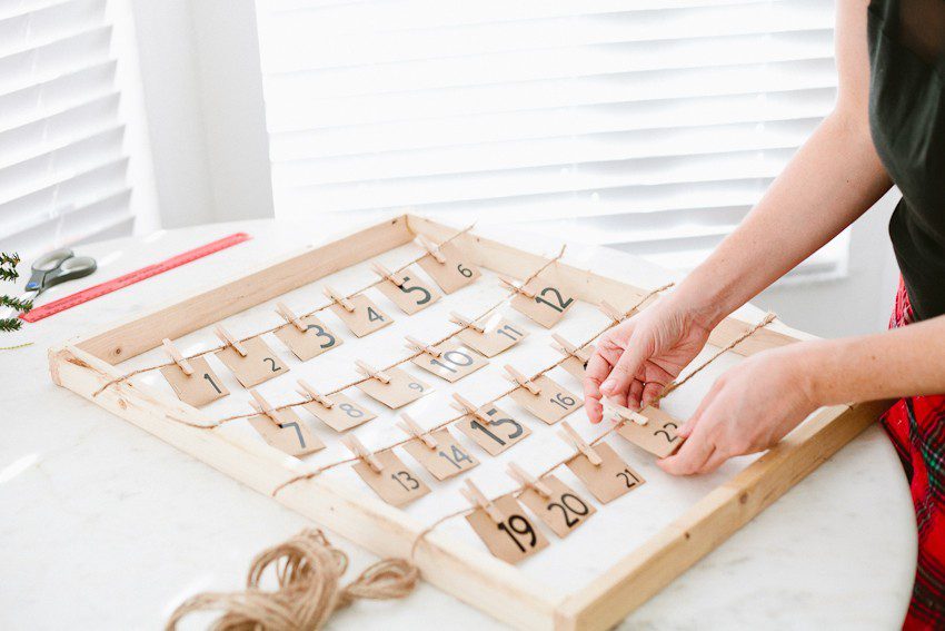 A DIY Advent Calendar and over 40 advent calendar activities for the whole family to enjoy!