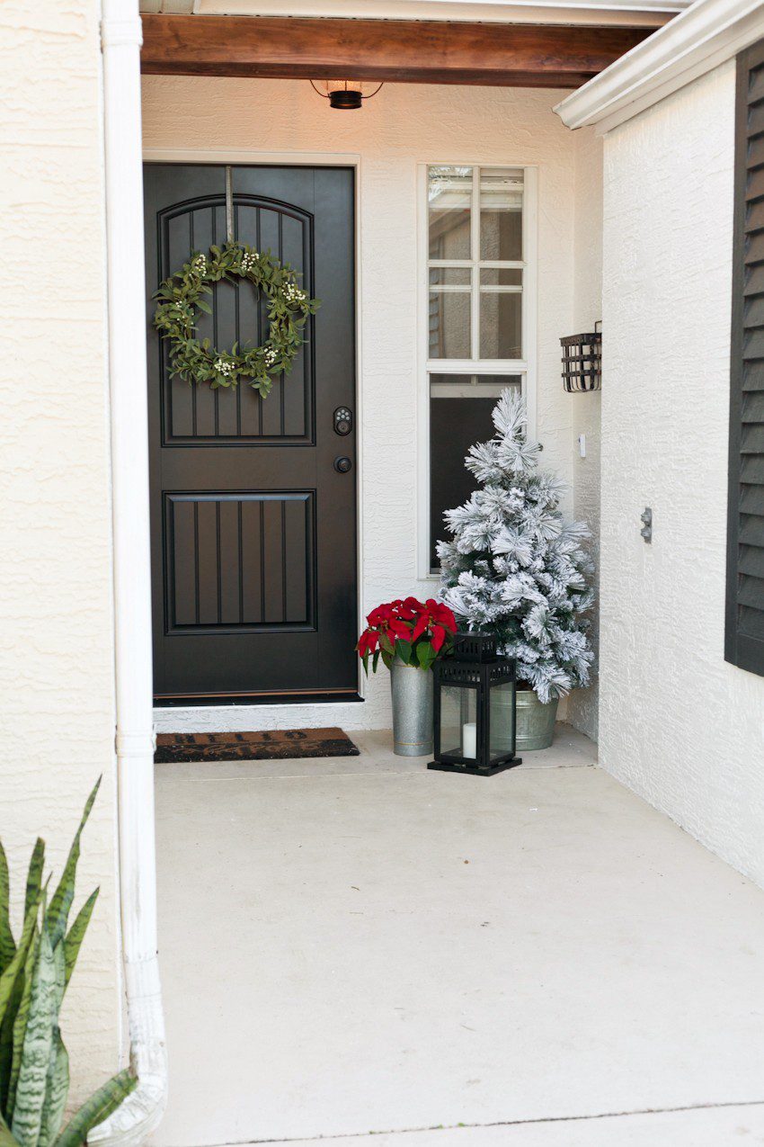 Front door and entryway makeover for better curb appeal
