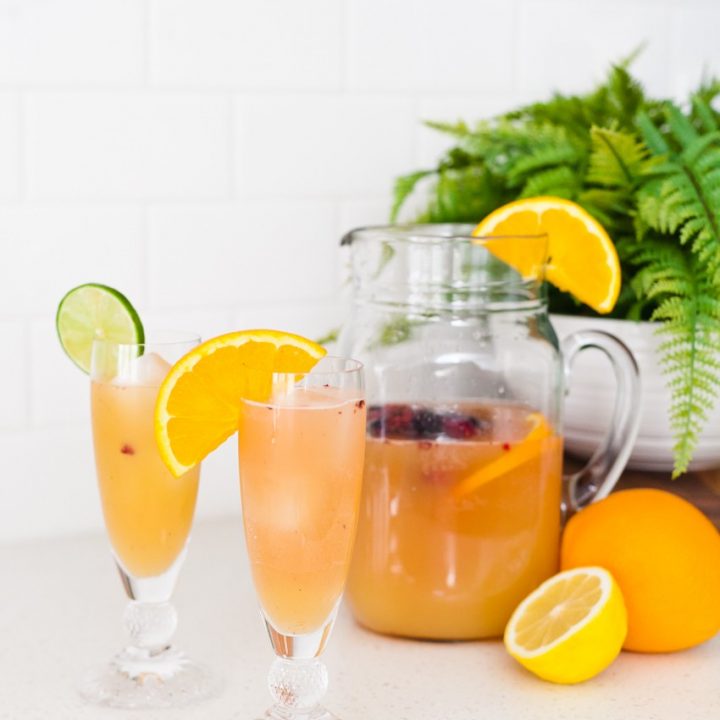 A Refreshing Citrus Spring Sipper Mocktail Recipe by popular Florida lifestyle blogger Fresh Mommy Blog