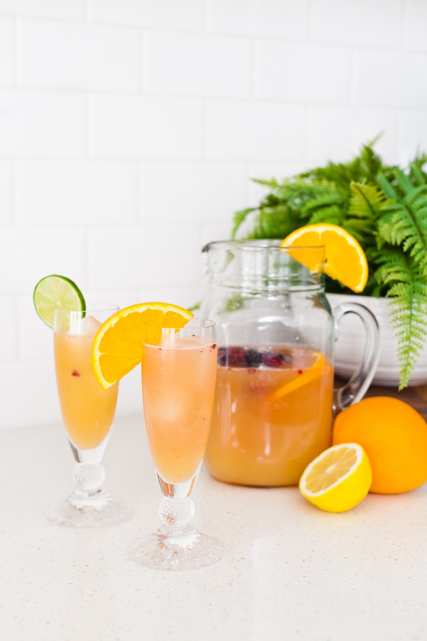 A Refreshing Citrus Spring Sipper Mocktail Recipe by popular Florida lifestyle blogger Fresh Mommy Blog