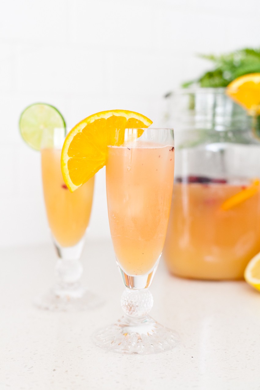 Spring Sipper mocktail, or make it a cocktail, for any occasion! - A Refreshing Citrus Spring Sipper Mocktail Recipe by popular Florida lifestyle blogger Fresh Mommy Blog