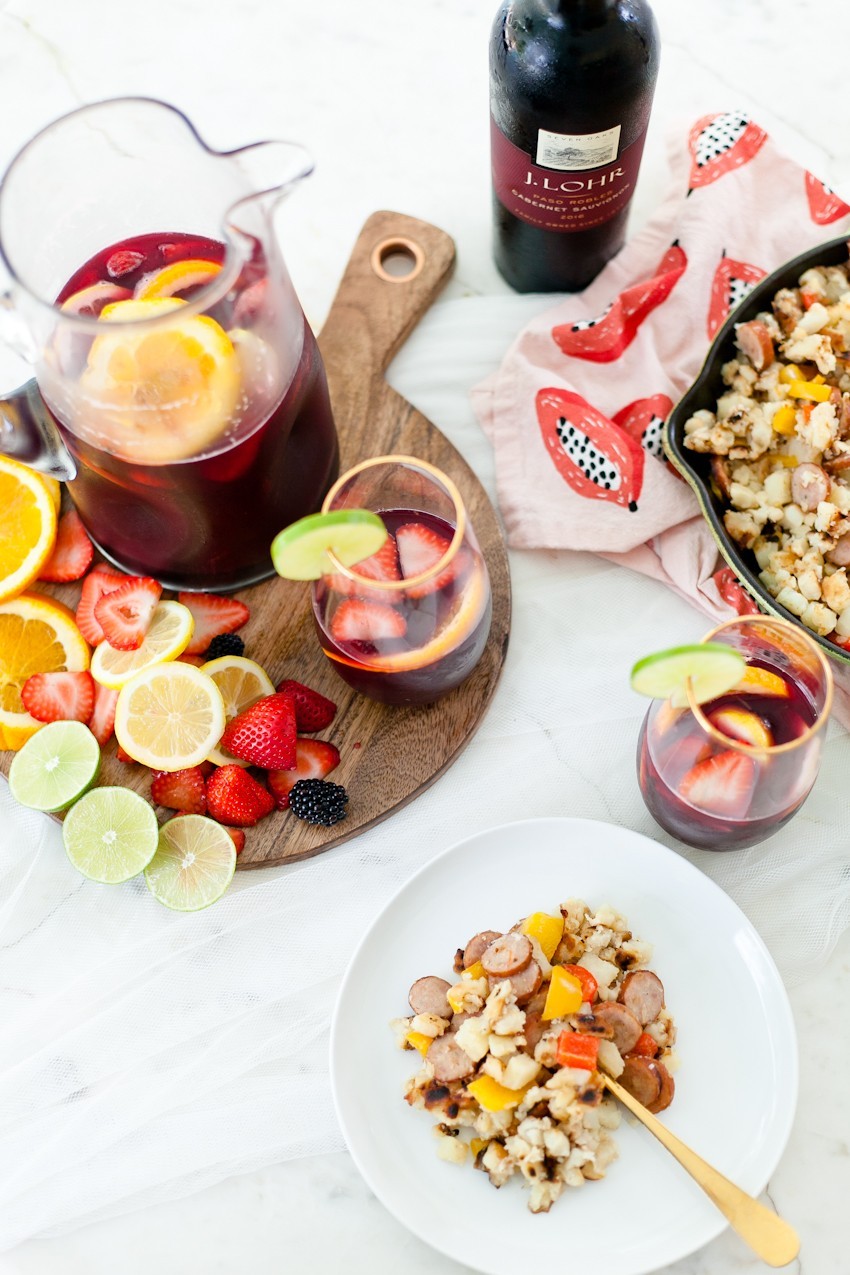 What better way to celebrate the season than with a blood orange berry summer sangria? It's our go-to summer drink and with one big hack to make sangria even easier, this recipe is perfect for your next gathering or summer get together!