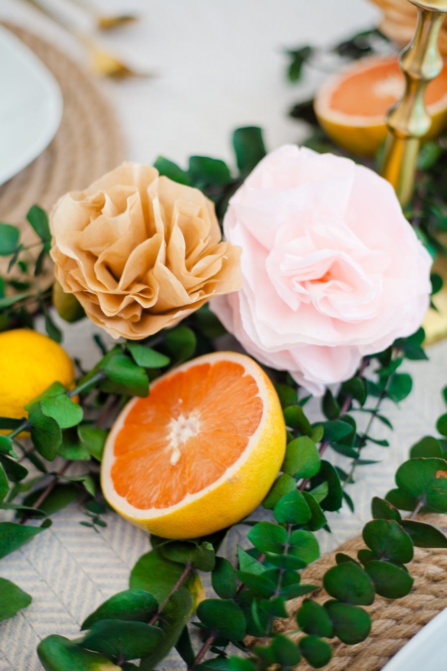 Everyday Summer Tablescapes + How to Make Easy DIY Paper Flowers featured by popular Florida lifestyle blogger Fresh Mommy Blog