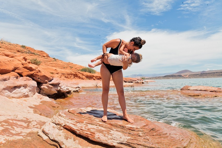 The Ultimate Spot for Cliff Jumping at Sand Hollow | Southern Utah Travel Guide featured by popular Florida travel blogger Fresh Mommy Blog