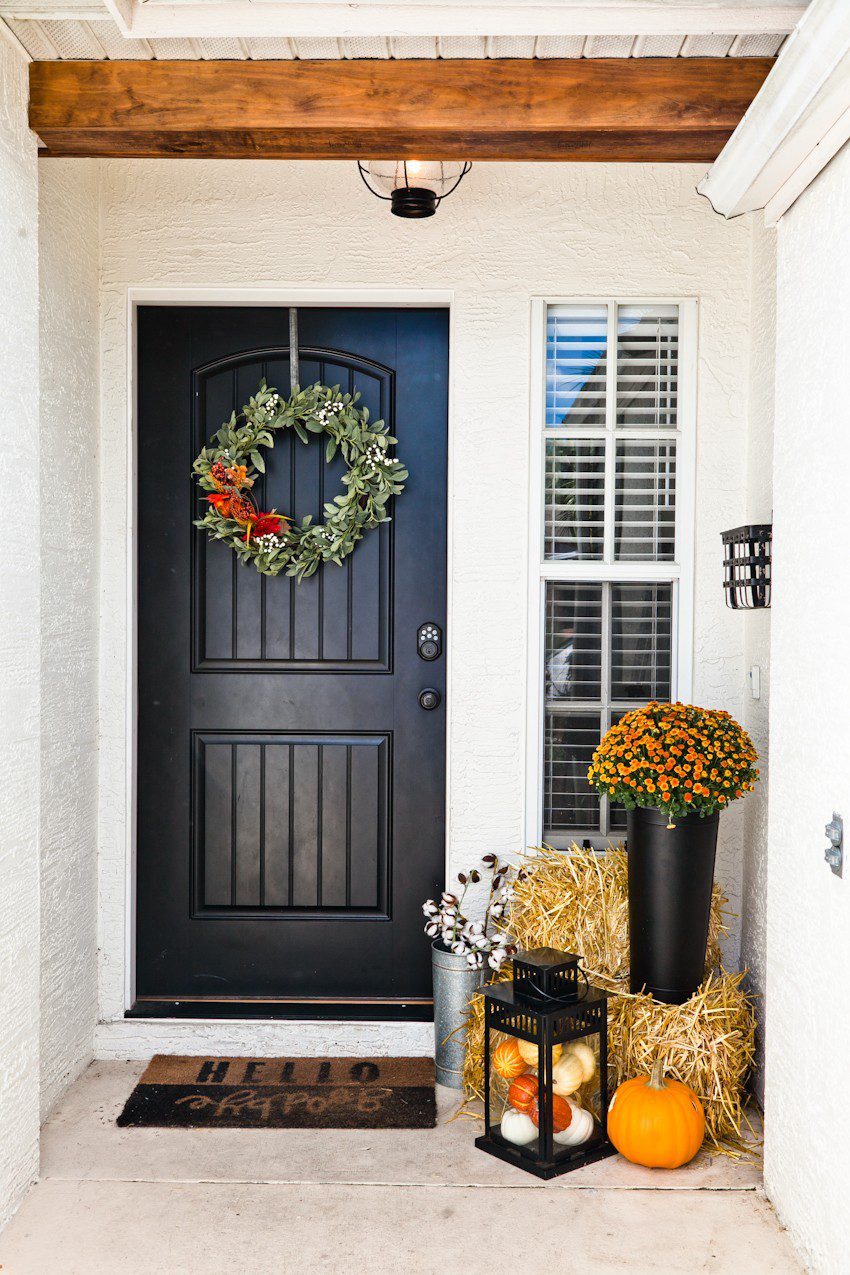  Therma-Tru Benchmark | Tabitha Blue | Hello Fall + Easy DIY Front Porch Decor Hacks That Will Take You Through All Seasons featured by top Florida lifestyle blog Fresh Mommy Blog