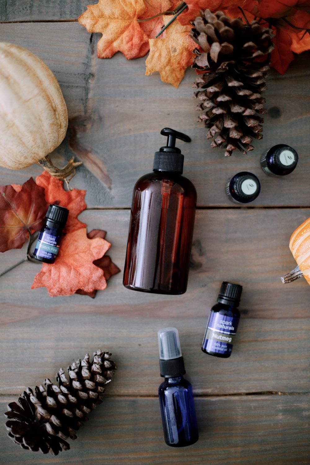 9 Uplifting Fall Essential Oil Blends and how to use them from top US lifestyle blogger Tabitha Blue of Fresh Mommy Blog
