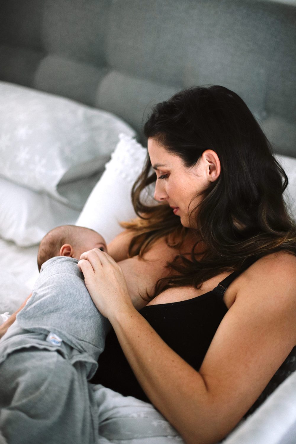 5 Breastfeeding Tips and Lactation Smoothie Recipe | Lactation Smoothie Recipe by popular Florida mommy blog, Fresh Mommy Blog: image of a woman nursing her baby.