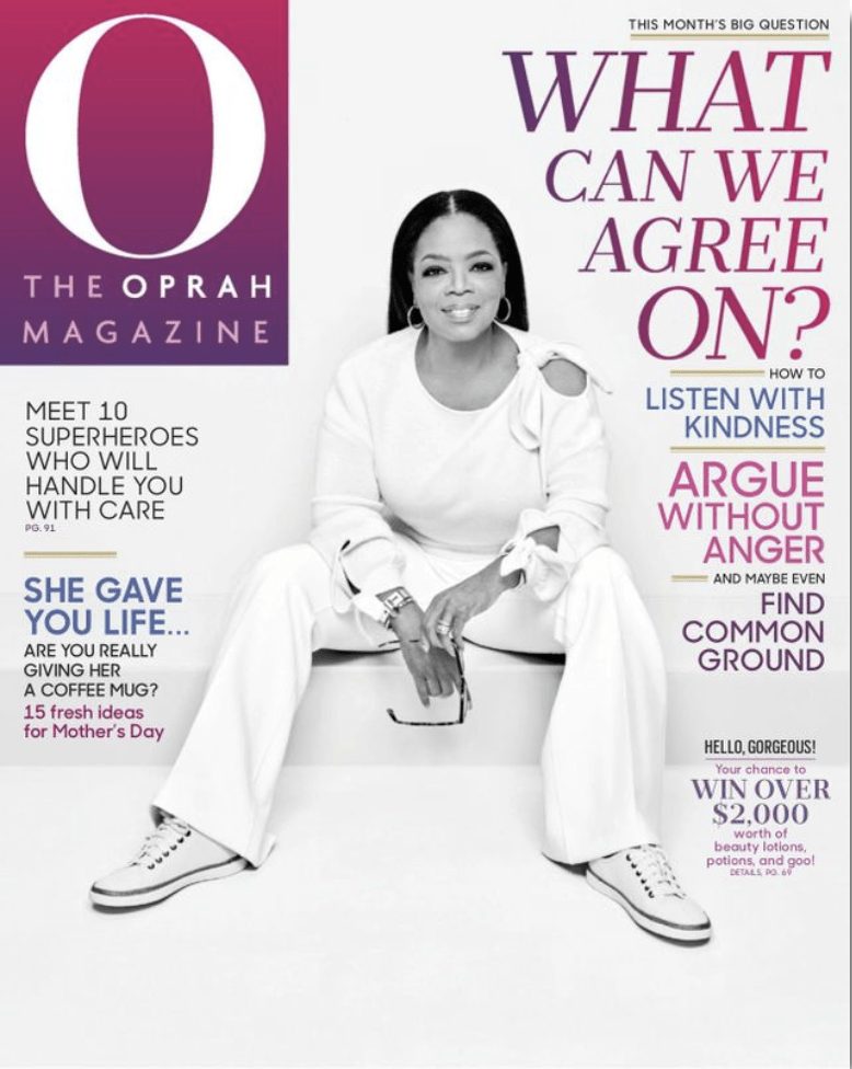 O The Oprah Magazine Cover