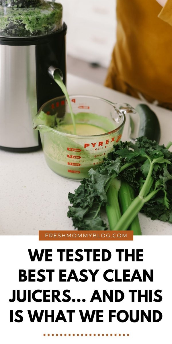 Easy Clean Juicer Florida lifestyle Fresh Mommy