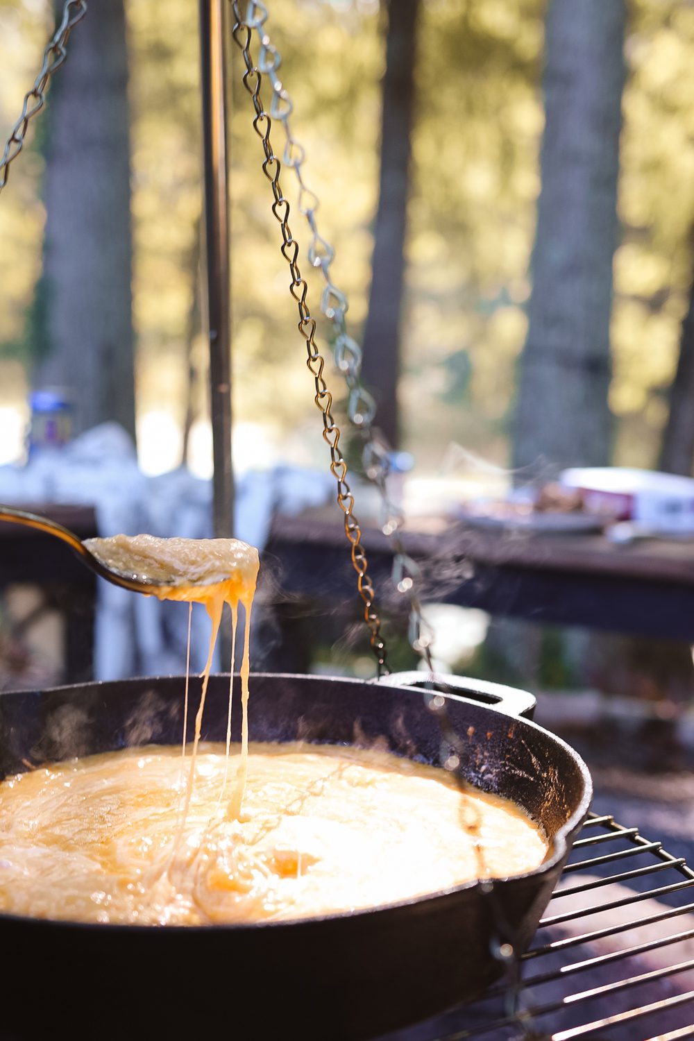 How to Make Skillet Beer Cheese Over the Fire or on the Grill
