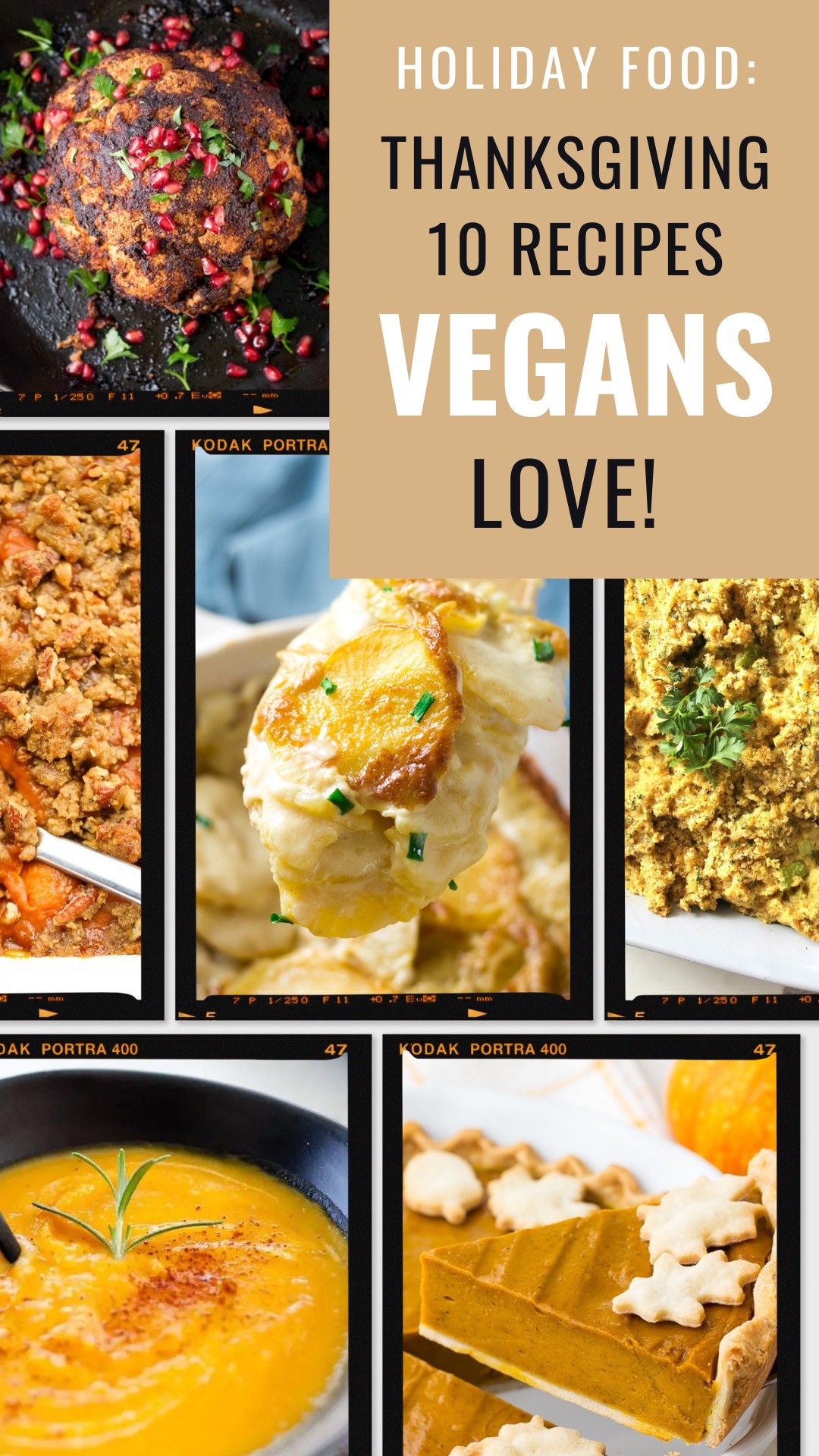 10 Vegan Thanksgiving Recipes featured by top US lifestyle blogger, Fresh Mommy Blog.