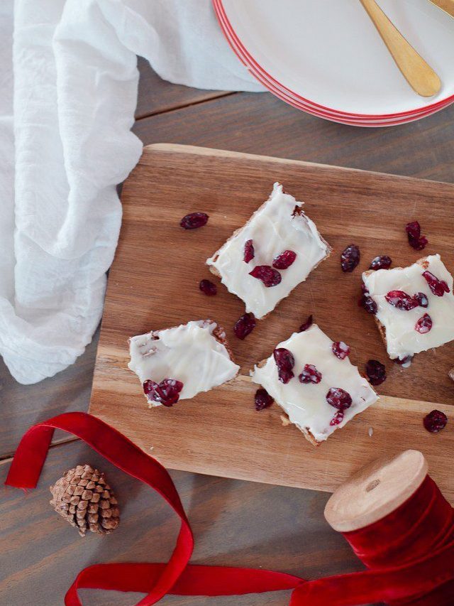 Cranberry Bliss Bars
