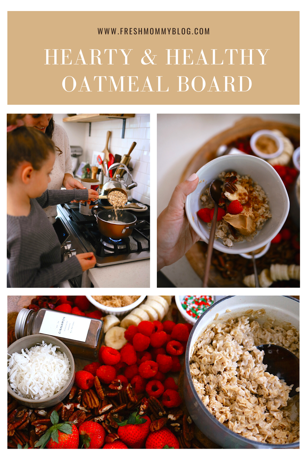 Healthy Oatmeal Breakfast Bar featured by top US lifestyle blogger, Tabitha Blue of Fresh Mommy Blog