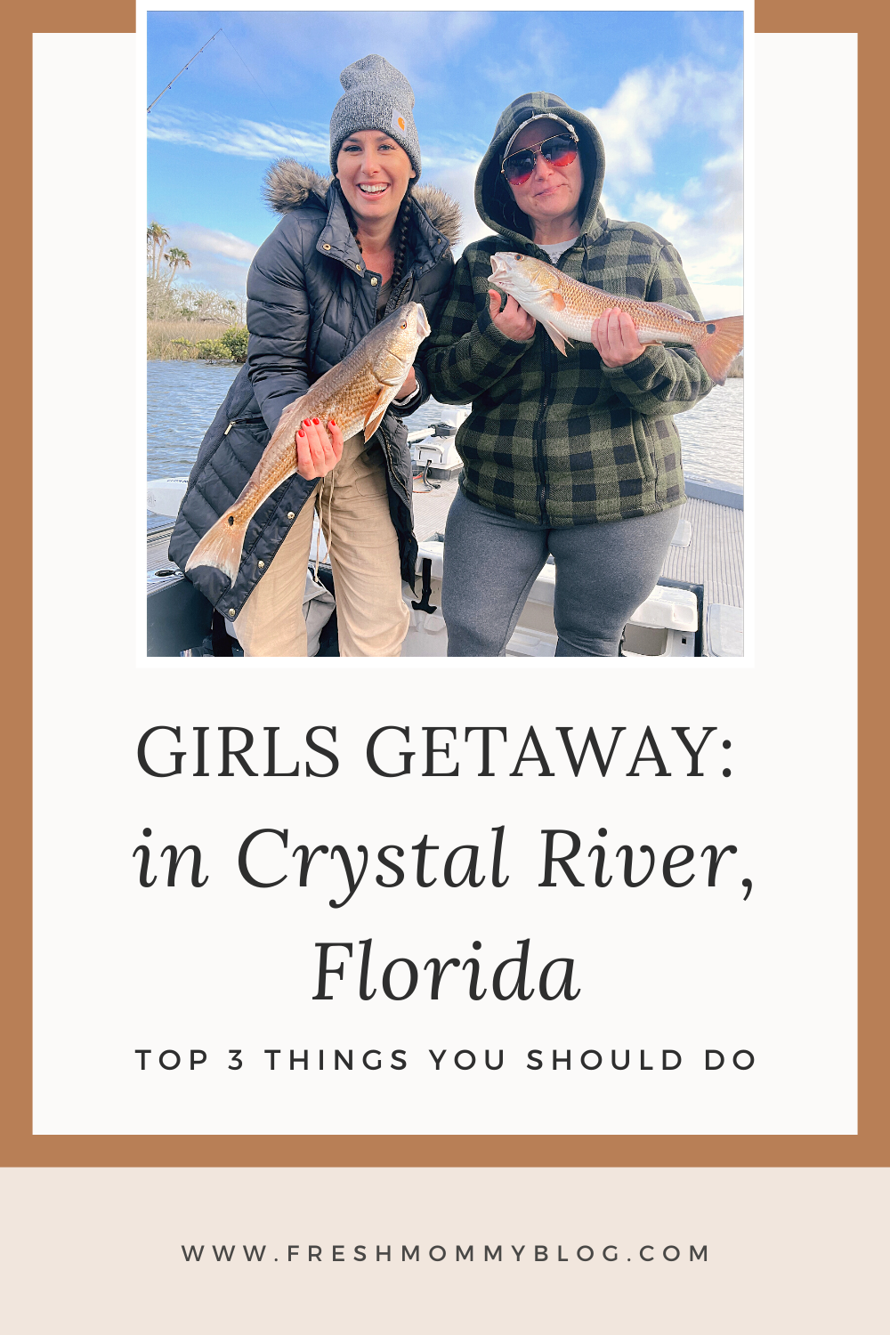 Best Things to Do in Crystal River FL on a Girls Getaway featured by top US blogger, Tabitha Blue of Fresh Mommy Blog.