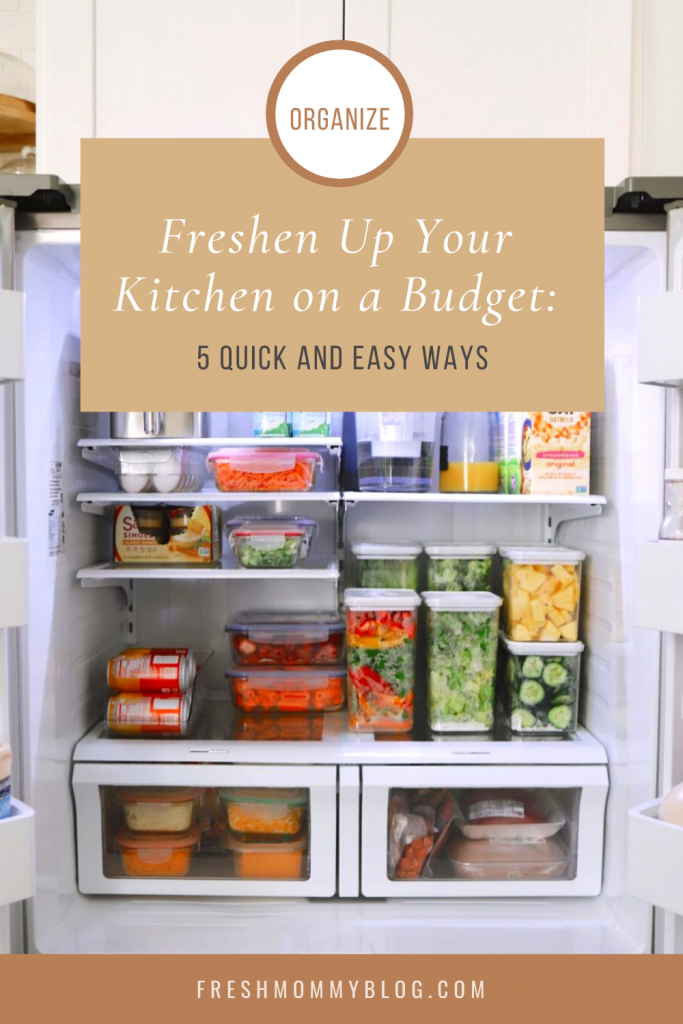 How to Freshen up your Kitchen on a Budget - Fresh Mommy Blog