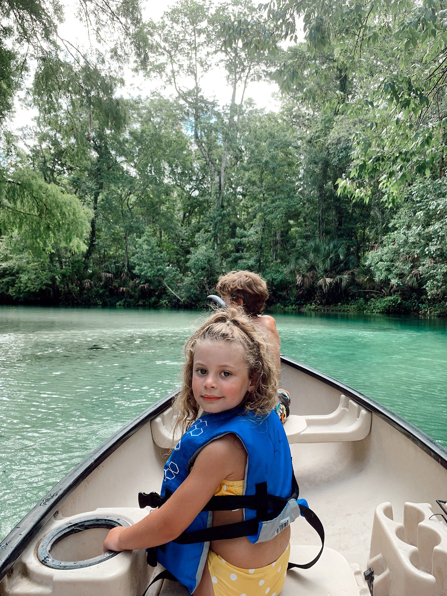Top 5 Best Places in Florida for your Next Girls Trip featured by top FL blogger, Tabitha Blue - Weeki Wachee Canoeing