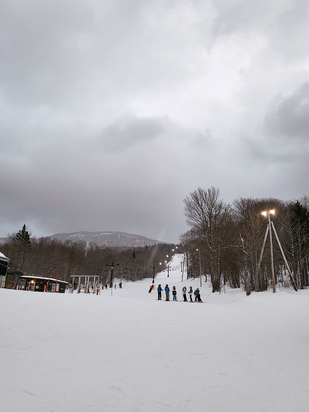 Winter Travel Guide- the Best Things to Do in Bolton Valley VT with your Family by Tabitha Blue - Night skiing at Bolton Valley Resort!