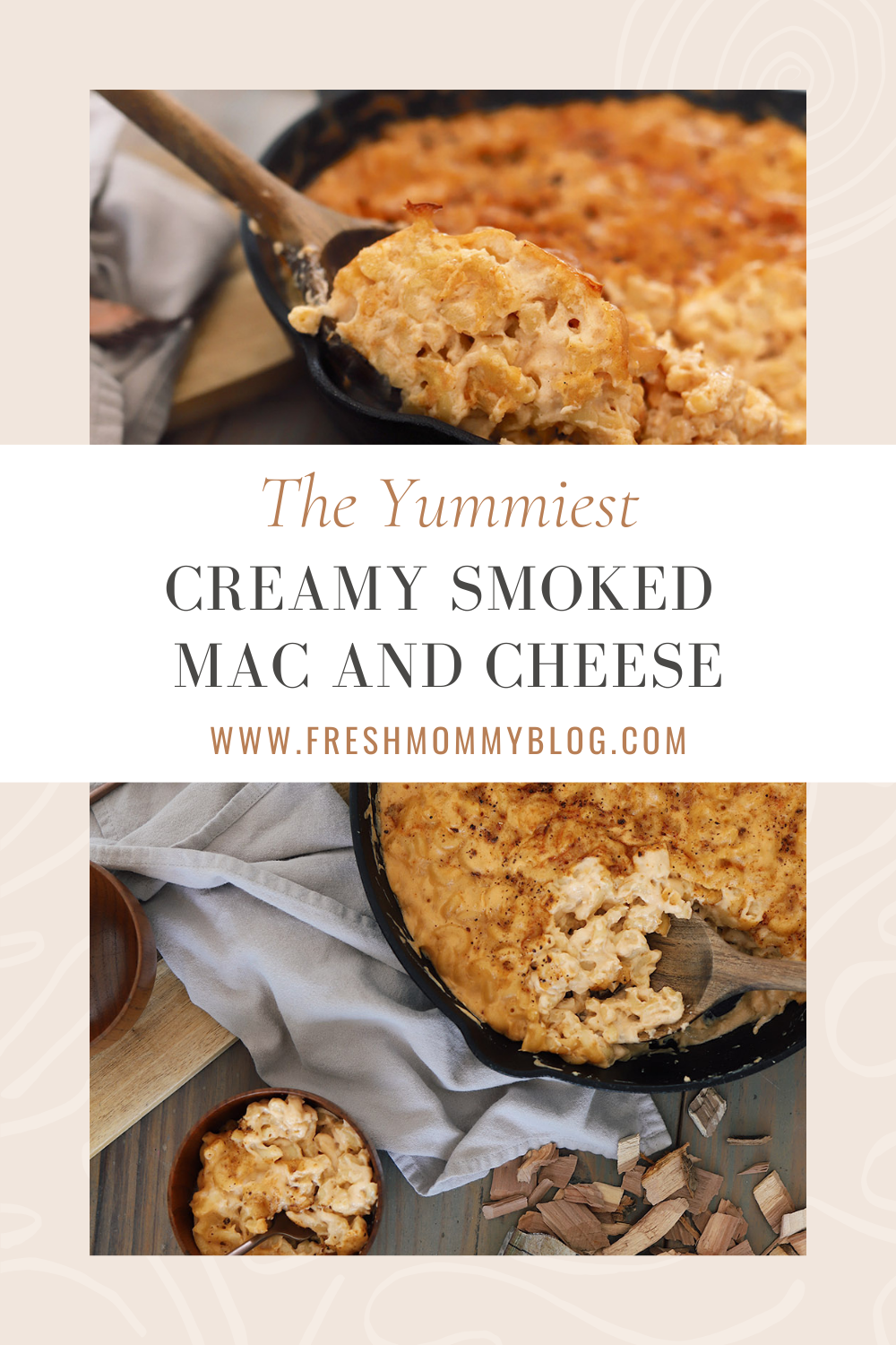 creamy smoked Mac and cheese