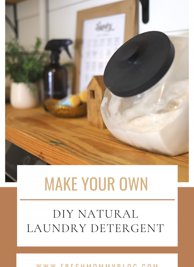 DIY Natural Laundry Detergent You Can Make At Home: Easy, Non-Toxic, and only 4 Ingredients (NO bar soap)!