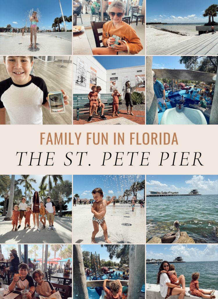 The St. Pete Pier Has it All for Family Fun in Florida. See what to do and where to eat by top Florida lifestyle blogger Tabitha Blue of Fresh Mommy Blog