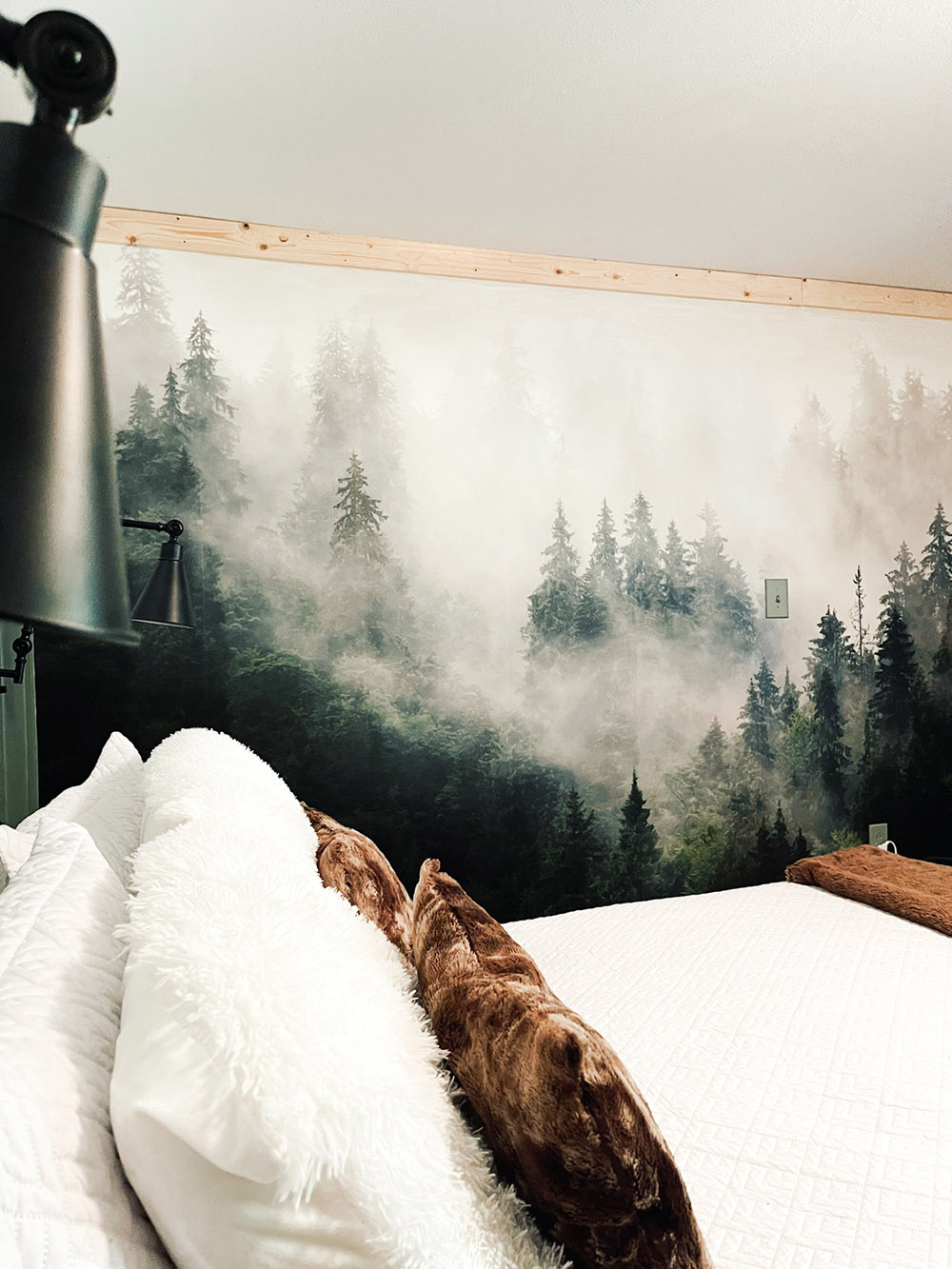 FoggyForestWallpaper-Guest Bedroom