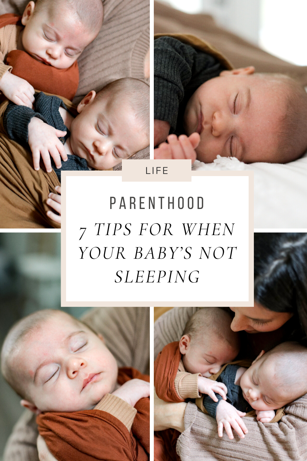 Parenthood tips. 7 Tips for when your baby's not sleeping. 