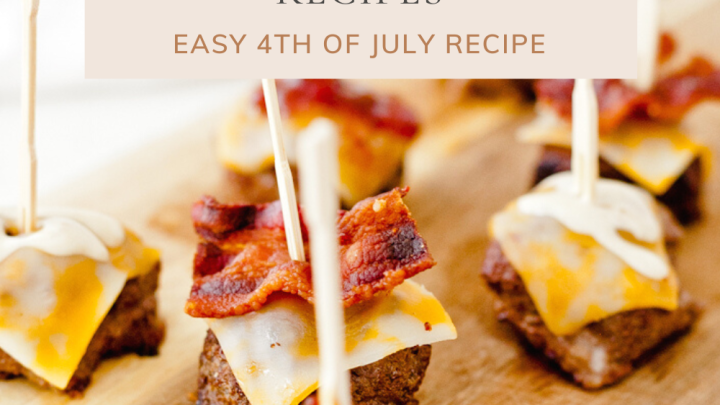 easy mini bacon cheeseburger recipes