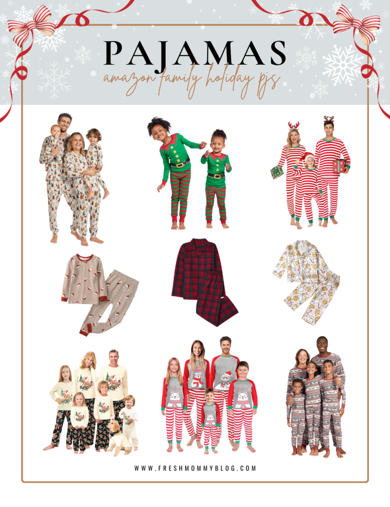 Holiday Family Pajamas Shopping Guide - Fresh Mommy Blog