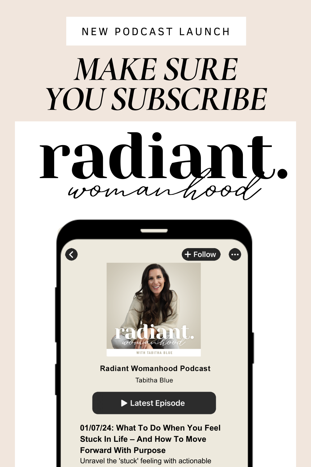 Make sure you subscribe to the Radiant Womanhood Podcast and watch the teaser trailer.
