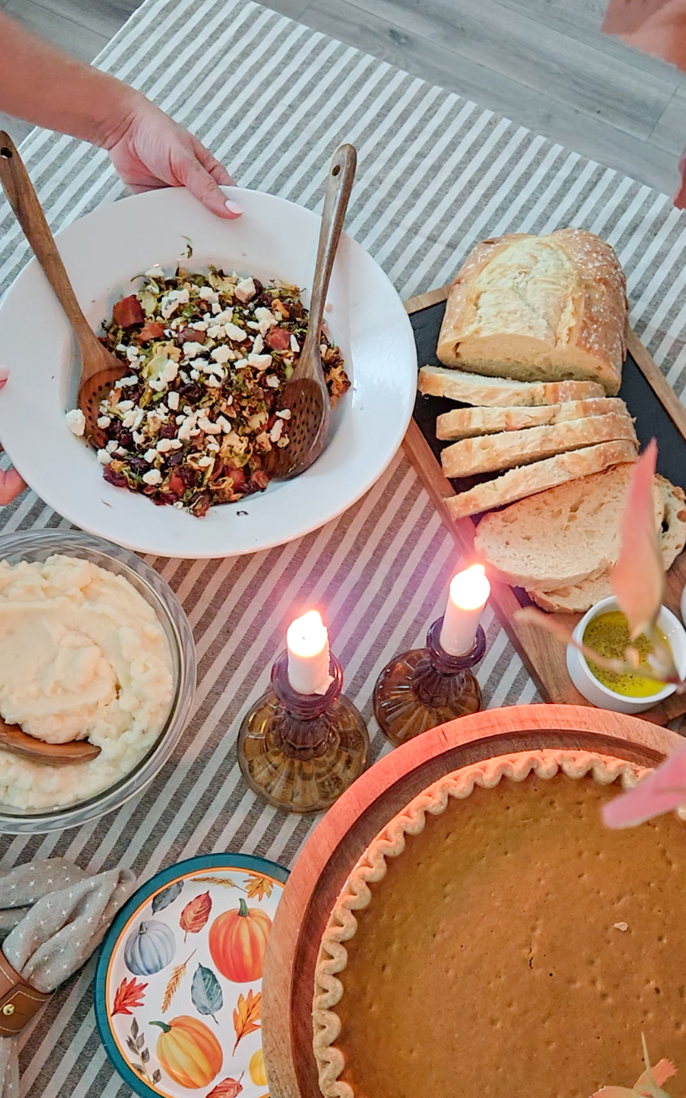 Air Fried Thanksgiving Brussels Sprouts