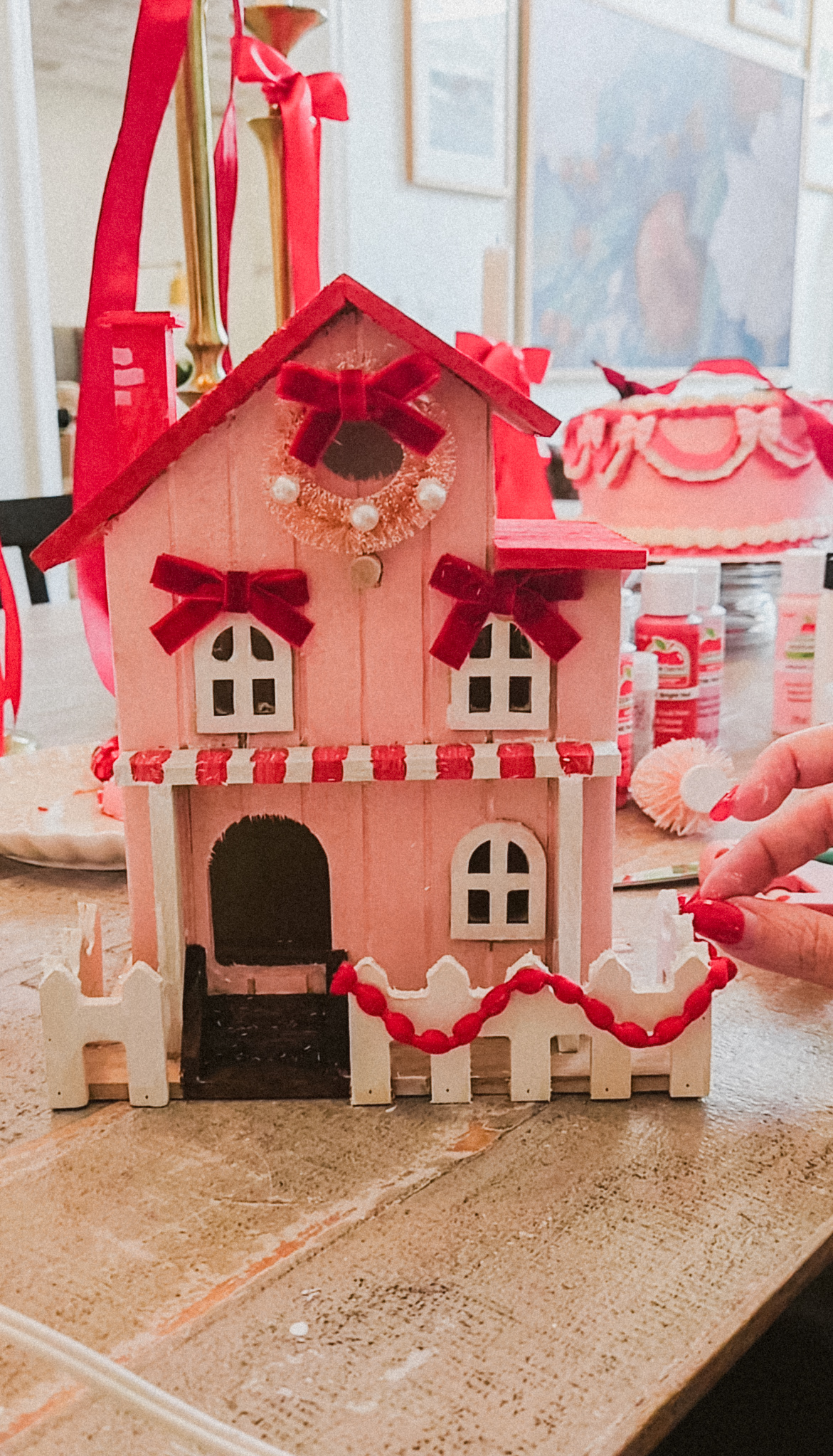 DIY Valentine Houses Craft