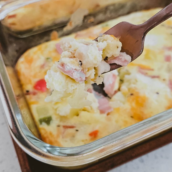 Delicious Hash brown egg bake.