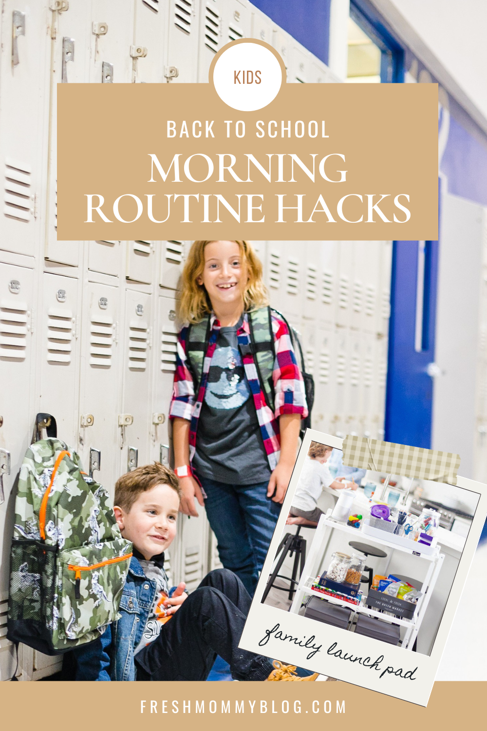 Make your Back-to-School Morning Routine run extra smooth with these easy hacks. We are sharing how we made our family's launch pad. It has transformed our school mornings.