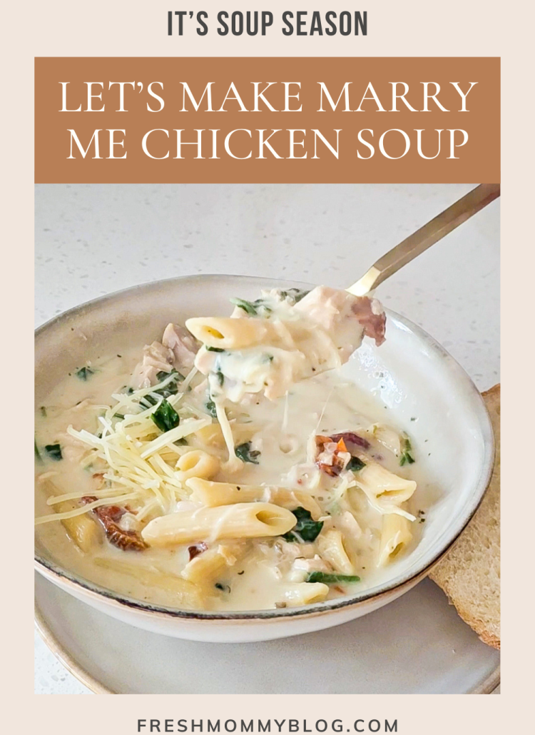Its soup season lets make Marry Me Chicken Soup